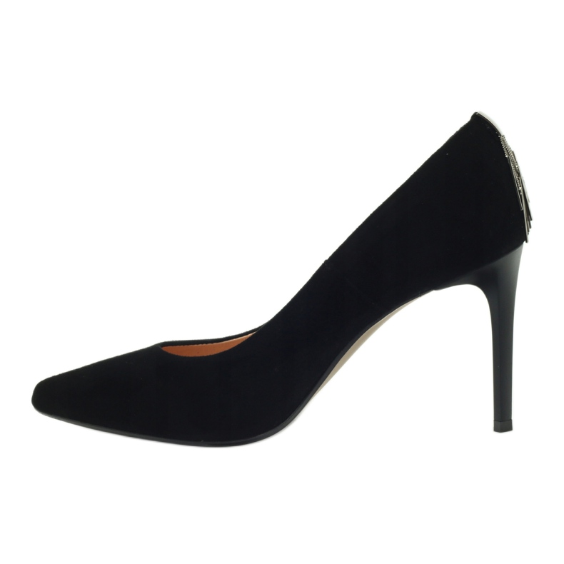 Espinto Pompe in pelle da donna su Szpilka 791 Nero 2