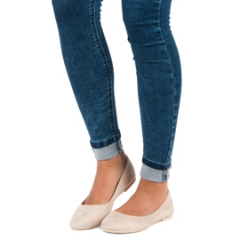 Seastar Ballerine in camoscio beige 1