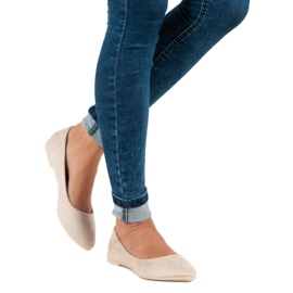 Seastar Ballerine in camoscio beige 2