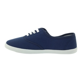 Sneakers blu navy American Club, sneakers da donna 2