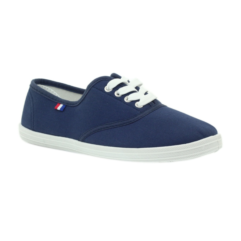 Sneakers blu navy American Club, sneakers da donna 1