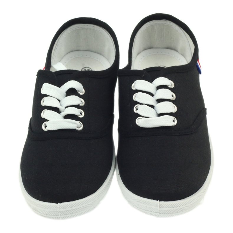 Sneakers nere da donna American Club nero 4