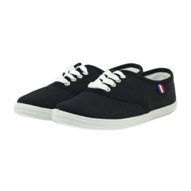 Sneakers nere da donna American Club nero 3