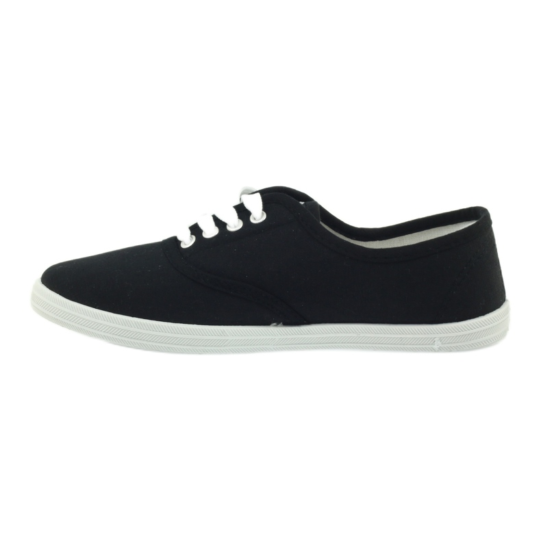 Sneakers nere da donna American Club nero 2