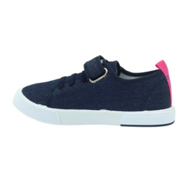American Club Sneakers americane labbra rosa blu navy 2