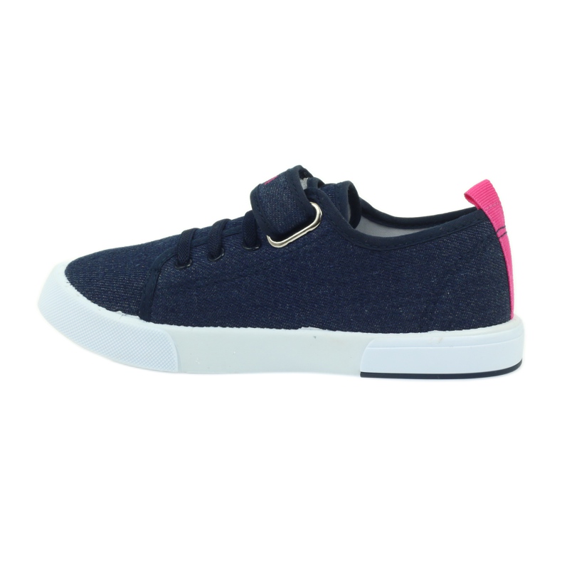 American Club Sneakers americane labbra rosa blu navy 2