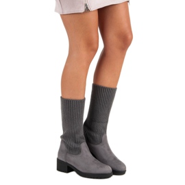 Seastar Stivali alti slip-on grigio 2