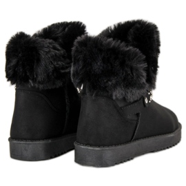 Seastar Mukluki con pelliccia nero 1