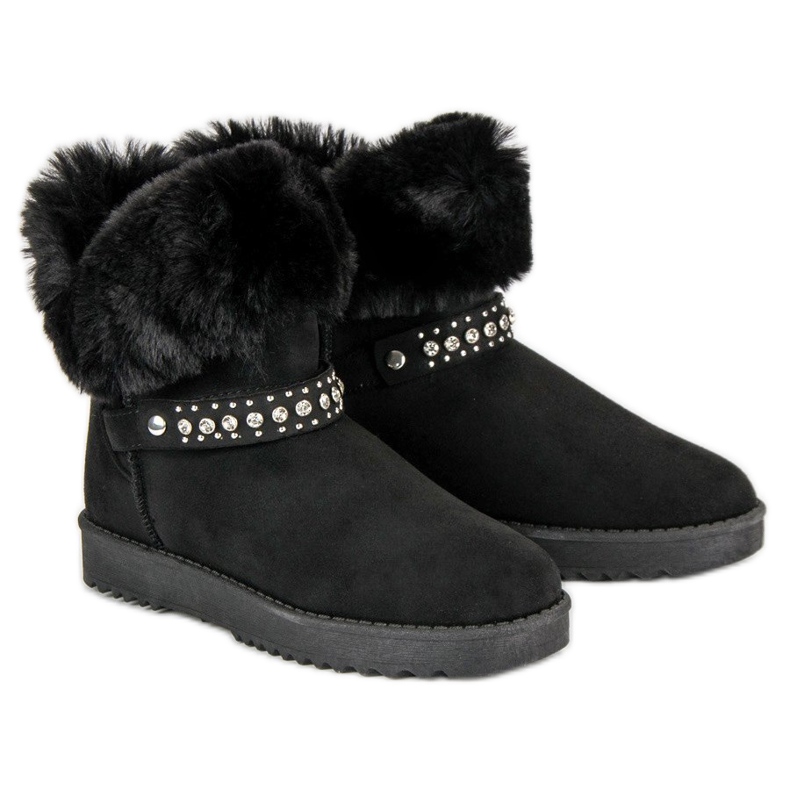 Seastar Mukluki con pelliccia nero 2