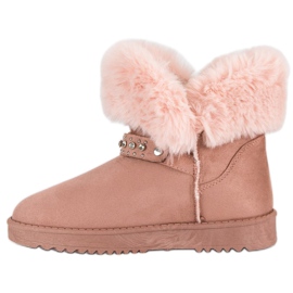 Seastar Mukluki con pelliccia rosa 1