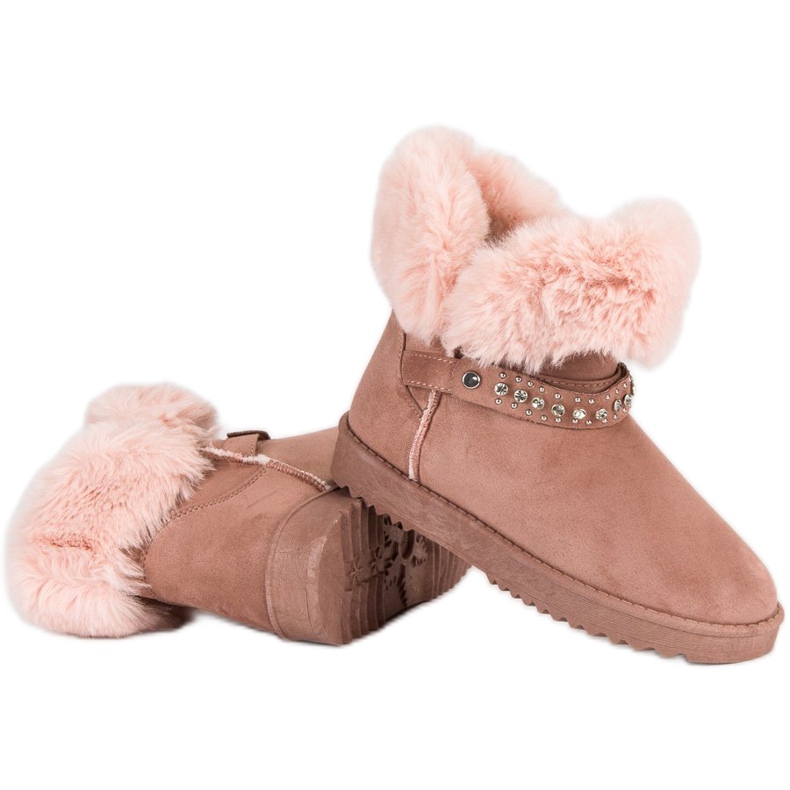 Seastar Mukluki con pelliccia rosa 2