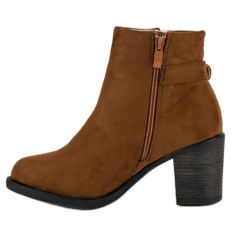 Small Swan Stivali da donna alla moda marrone 2