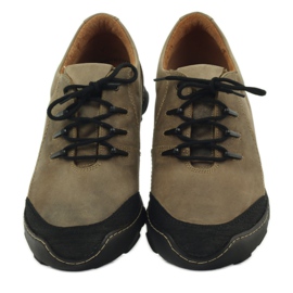 Badura 2159 scarpe sportive comode nero marrone 4