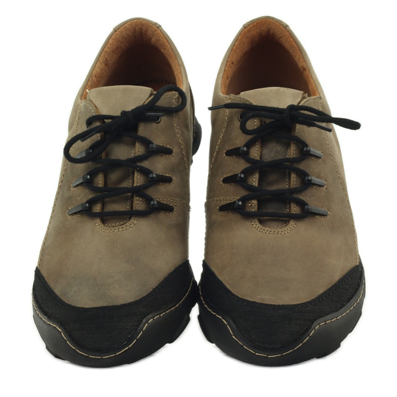 Badura 2159 scarpe sportive comode nero marrone 4