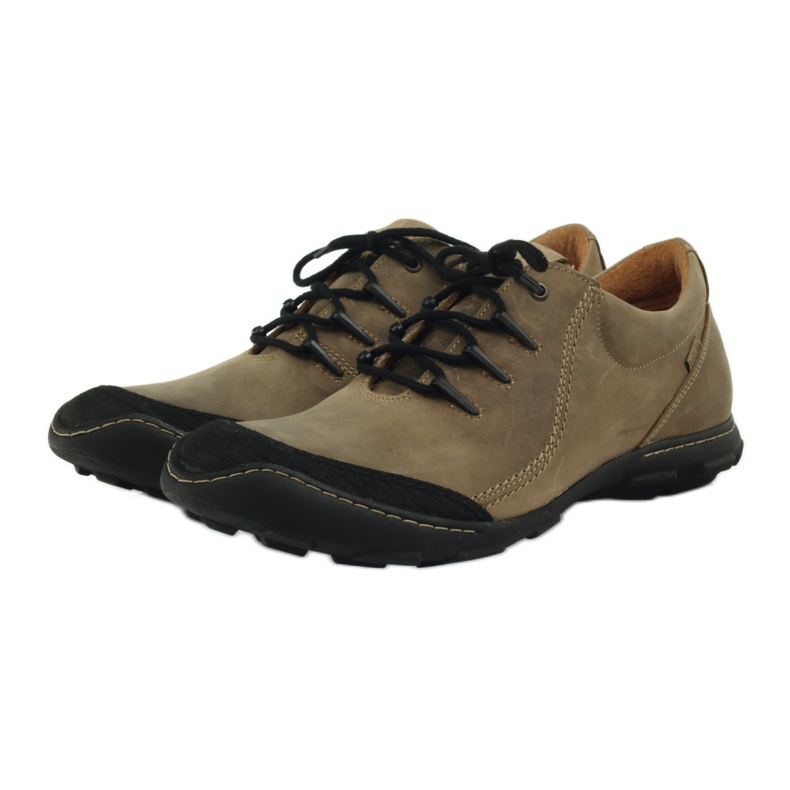 Badura 2159 scarpe sportive comode nero marrone 3