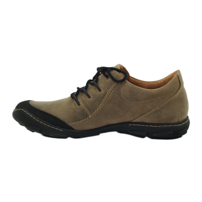 Badura 2159 scarpe sportive comode nero marrone 2
