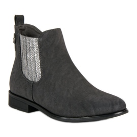 Vinceza Stivaletti eleganti Stivali Jodhpur grigio 1