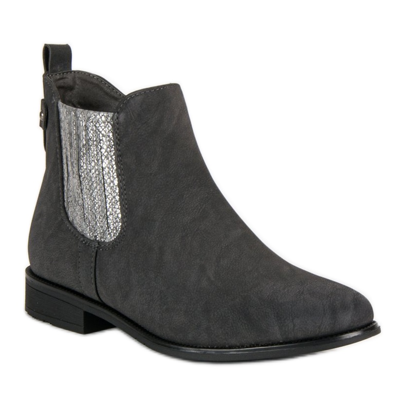 Vinceza Stivaletti eleganti Stivali Jodhpur grigio 1