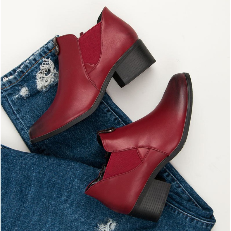 Vinceza Stivaletti bordeaux rosso 2
