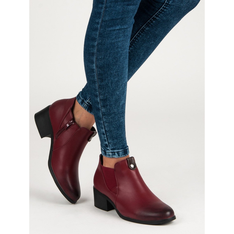 Vinceza Stivaletti bordeaux rosso 1
