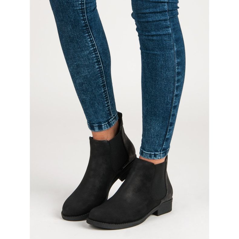 Filippo Stivali Chelsea casual da donna nero 1