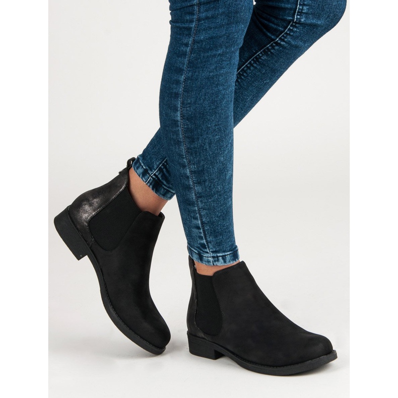 Filippo Stivali Chelsea casual da donna nero 2