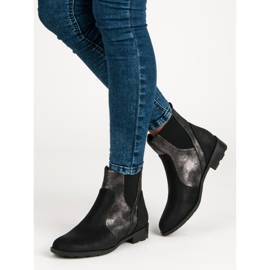 Filippo Eleganti stivaletti Chelsea da donna nero 1