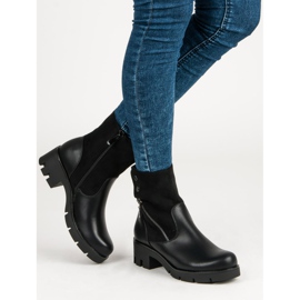 Filippo Stivali comodi con protezione nero 2