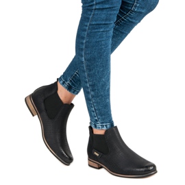 Filippo Stivali neri con traforati nero 1