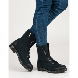 Lavoratori in pelle blu navy di VINCEZA 2