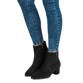 Filippo Scarpe da donna in camoscio nero 1