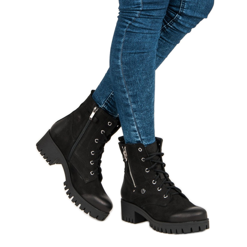 VINCEZA Lavoratori Neri nero 2