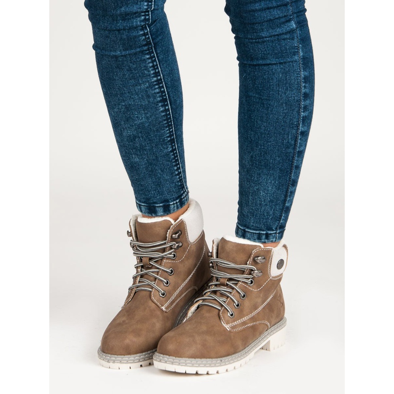 Filippo Stivali in montone marrone 1