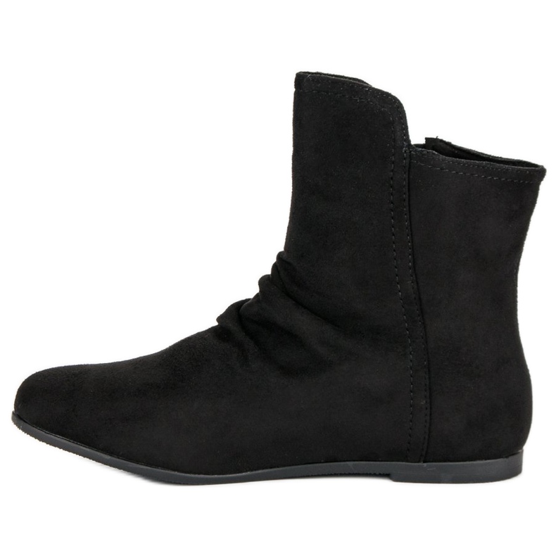 Stivaletti in camoscio nero 1