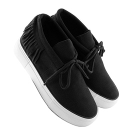 Sneakers da donna nere A-63 Nero 1