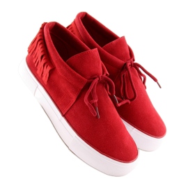 Sneakers da donna rosse A-63 Rosse rosso 1