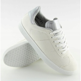 Sneakers da donna bianche BL131P White bianco 1