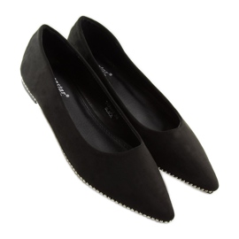 Ballerine da donna nere YQ206 nere nero 2