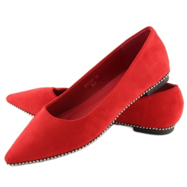Ballerine da donna rosse YQ206 Rosse rosso 1