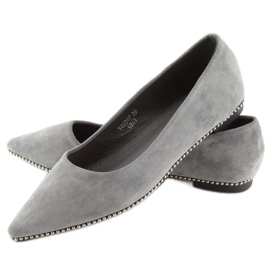 Ballerine grigie da donna YQ206 grigie grigio 1