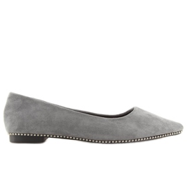 Ballerine grigie da donna YQ206 grigie grigio 2