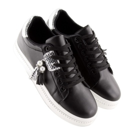 Sneakers da donna nere 88038 NERO / BIANCO 1