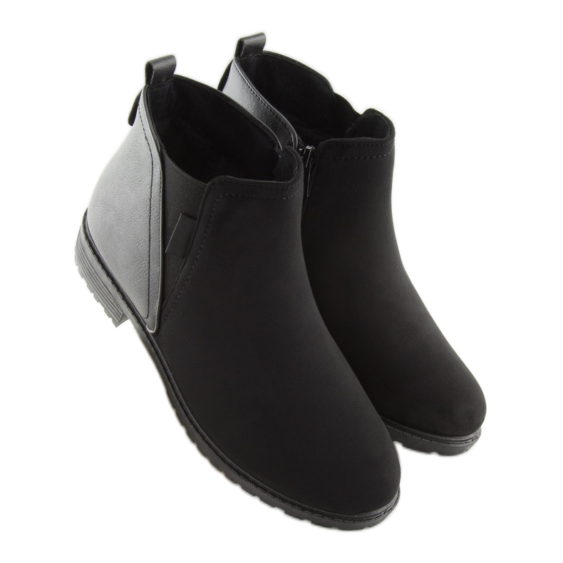 Stivaletti neri neri da donna NB225P Nero 2