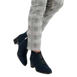 Filippo Stivali blu navy alla moda 1