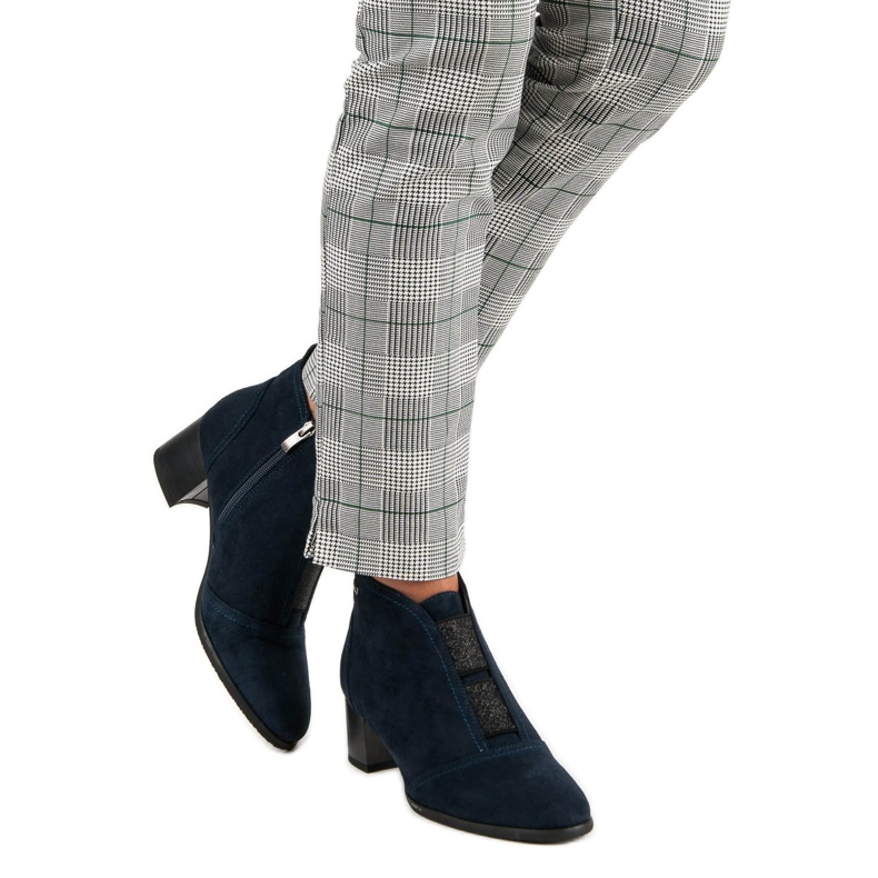 Filippo Stivali blu navy alla moda 1