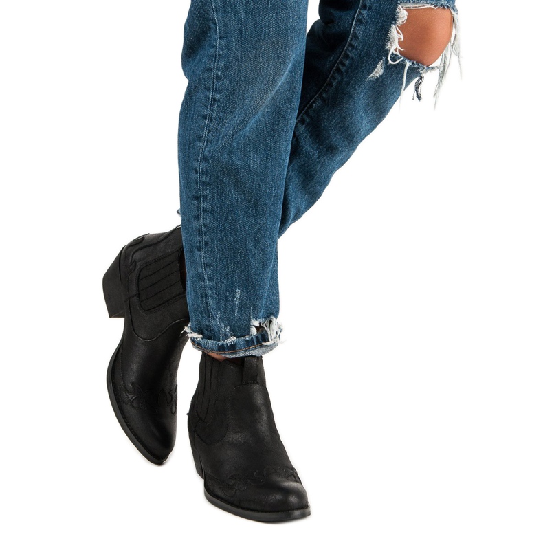 Corina Stivali da cowboy neri nero 1
