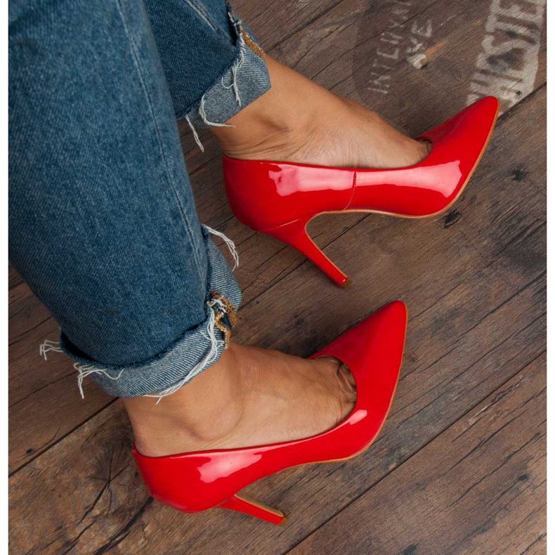 Tacchi laccati rossi rosso 1
