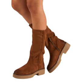 Corina Stivali scamosciati da donna marrone 2