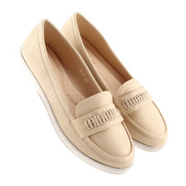 Mocassini da donna beige 22-07 Beige 2