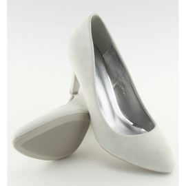 Décolleté con punta a mandorla grigio B-41 Grey 1